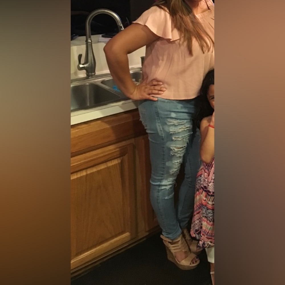 Pink of the shoulder top